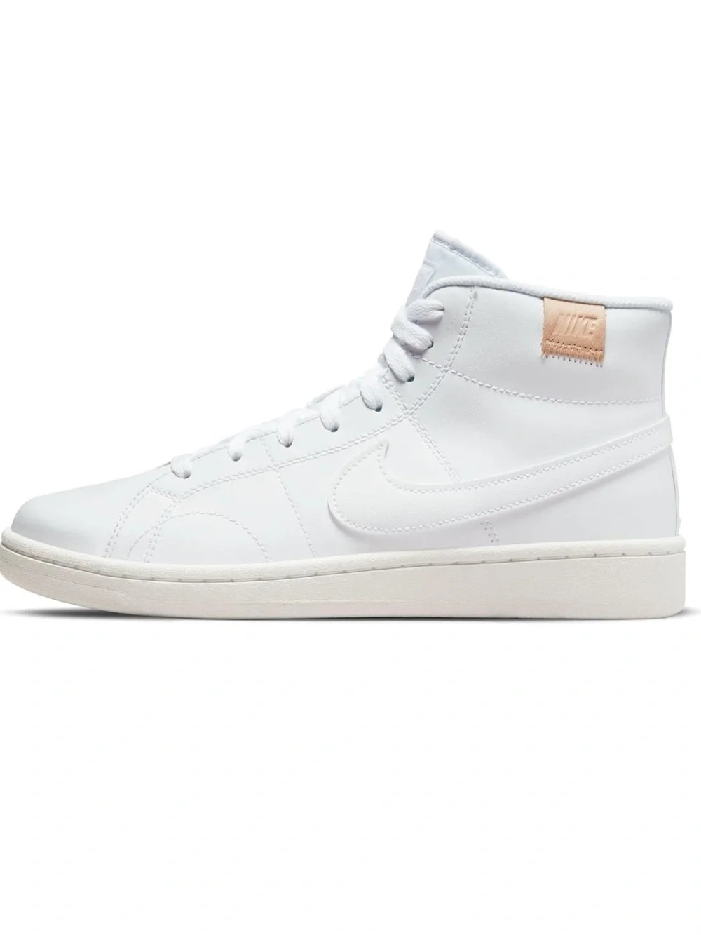 Nike Court Royale 2 Mid Triple White (Women's) size 9.5